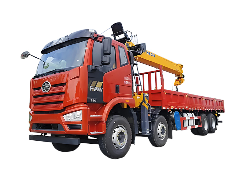 Cheap Price FAW 8X4 14tons  Crane Truck