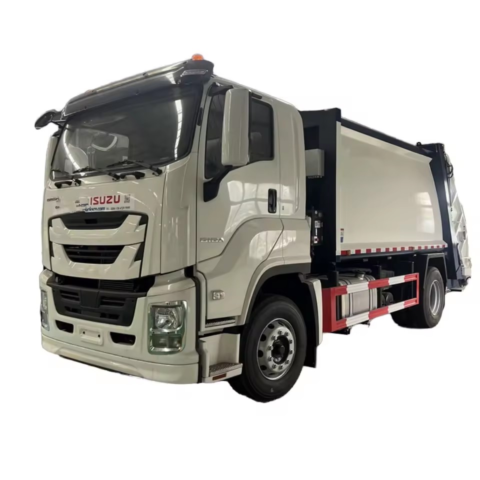 1suzu Automatic Garbage Compactor Truck New Condition Different Brands of Recycling Trucks with Core