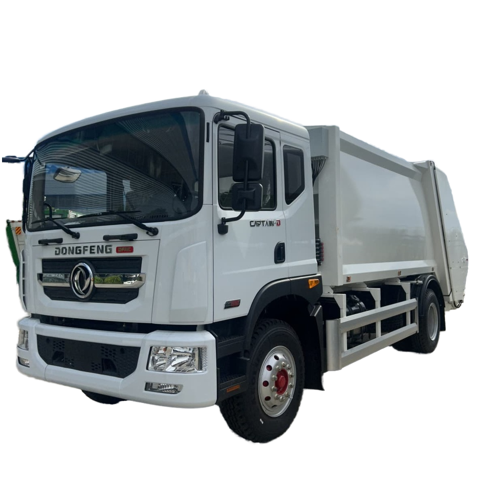 Dongfeng 12 Cubic Meters Compactor Garbage Truck , Efficient Waste Compression , Durable Euro III/V 