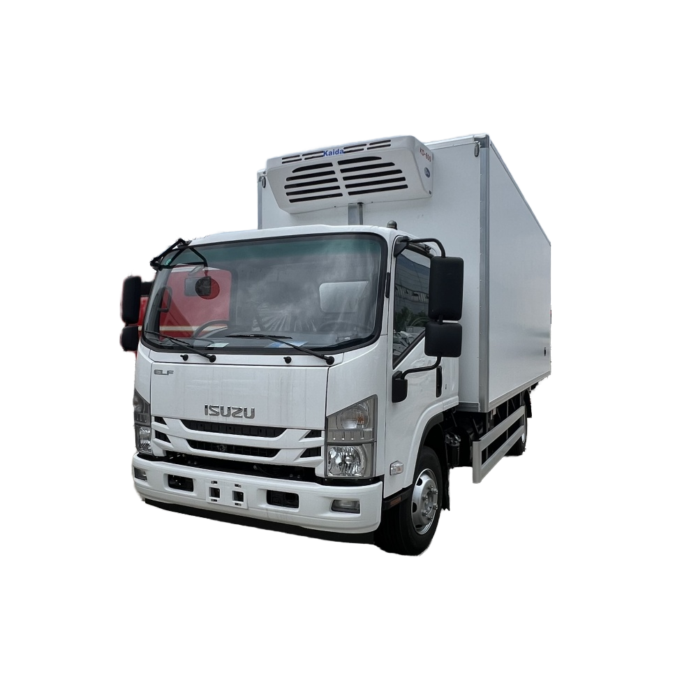 Small Refrigerated Box Truck Manual Transmission New Condition Euro 5 Emission Standard Diesel for F