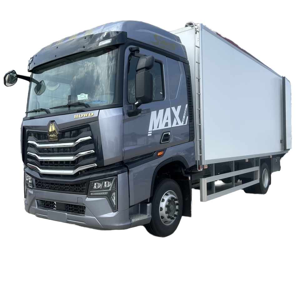 Factory Price HOWO 6.8m Frozen Box Truck , Custom Insulation & Temperature Control , Global Ship