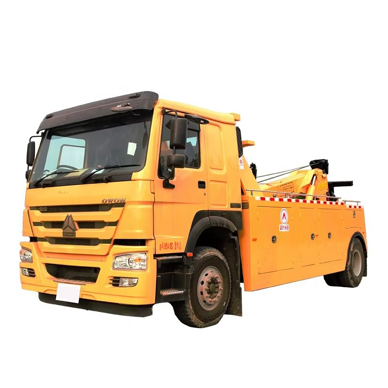 Sinotruk Howo 20Ton Heavy Duty Wrecker Towing Truck with Hydraulic Crane Road Recovery Truck with Cr