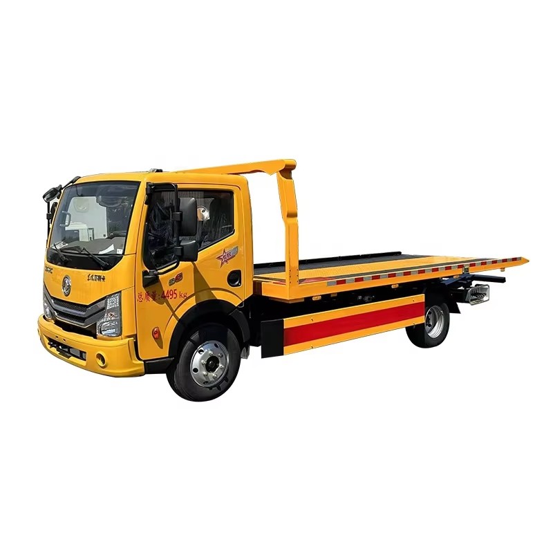 Dongfeng Flatbed Wrecker Towing Truck Flatbed 4x2 Road Wrecker Truck for Vehicle Rescue