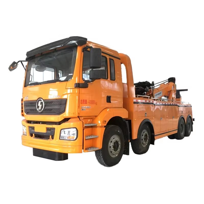 Shacman M3000 Heavy Duty 8x4 Rotator Wrecker Truck 20Ton Towing Truck with Hydraulic Crane Road Reco