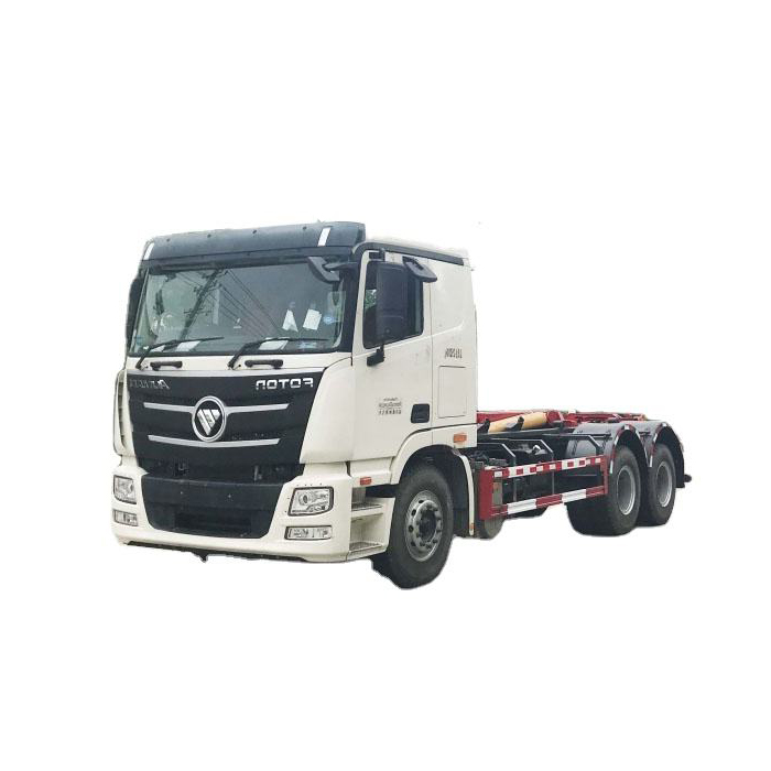 Foton Auman 6*4 New Customized Hook Lift Garbage Truck