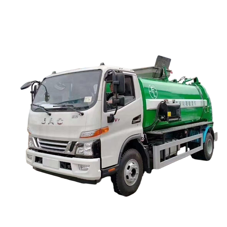 JAC Eco-Friendly 8-Cubic-Meter Small Kitchen Waste Garbage Truck Diesel 4x2 Direct Supply for Restau