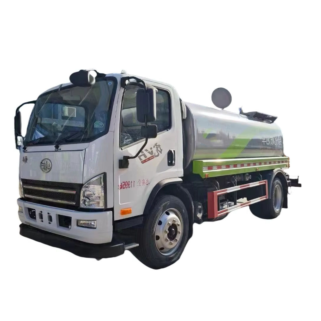 Faw 4X2 10000L Sprinkler Truck for Drinking Water Tanker Trucks Used for Dust Reduction on Construct