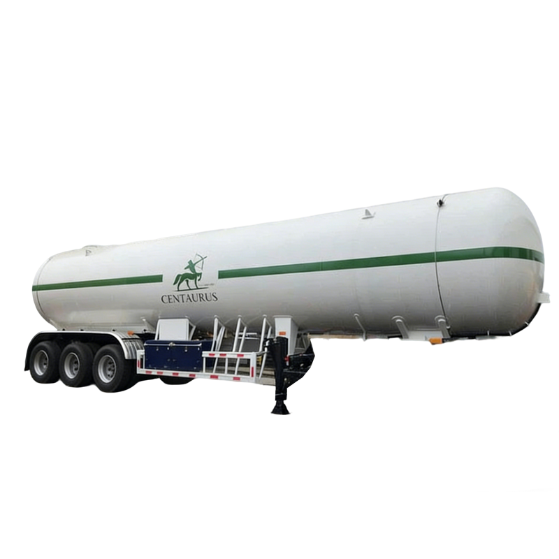 3 Axle 54M3 54000Liters LPG Gas Transport Tanker Semi Trailer