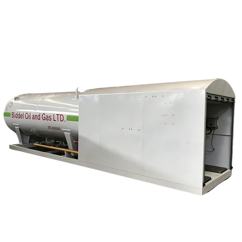10m3 5Tons Skid LPG Cylinder Filling Tank Station