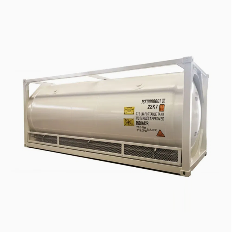 New Un T50 40FT ISO Tank Container for LPG Propane HorizontalPressure Vessel Container