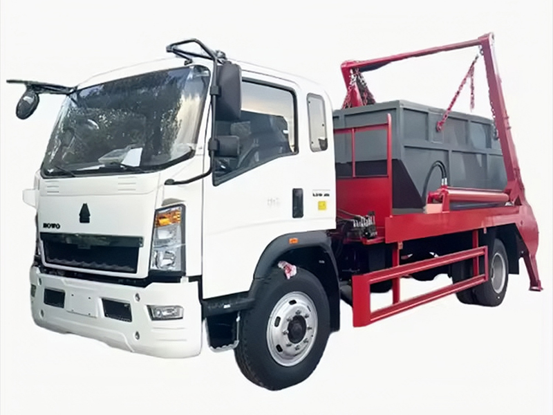 Sinotruk HOWO 2-axle Hydraulic Swing Arm Garbage Truck with Sealed Garbage Bin - Your Ideal Choice f